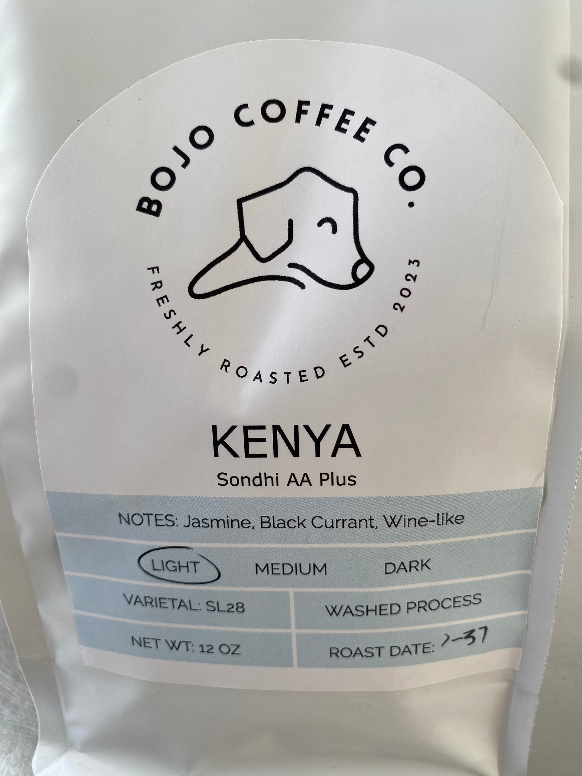 Whole Bean Kenya Sondhi AA Plus Coffee